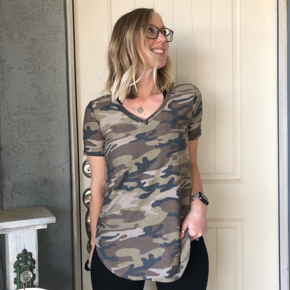 Camo tee